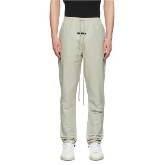 Essentials Fear of Good Nylon Track Pants S Light Green Streetwear Joggers - Picture 1 of 10